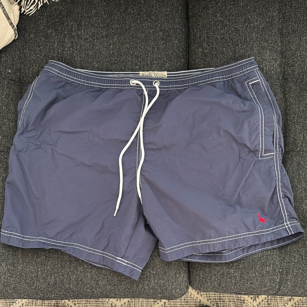 Jack Wills Large Blue Swim Trunks Classic Fit